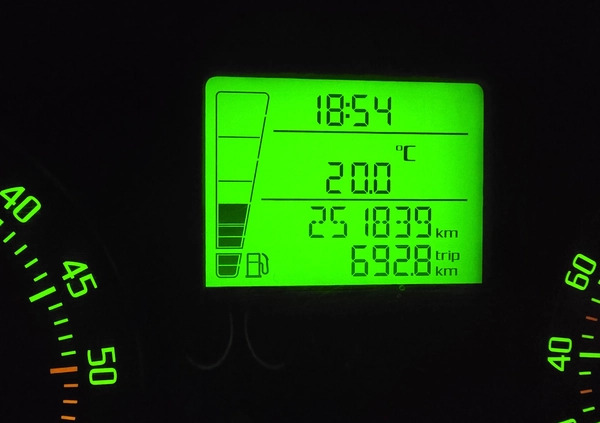 Skoda Fabia cena 9499 przebieg: 251839, rok produkcji 2010 z Śmigiel małe 172